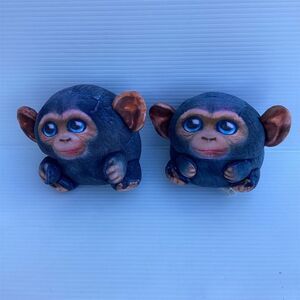 Wild Alive Eddie the Chimpanzee Plush Toy‎ Set of 2 Ultra Rare Collectible